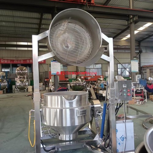 可倾式自动出料夹层锅