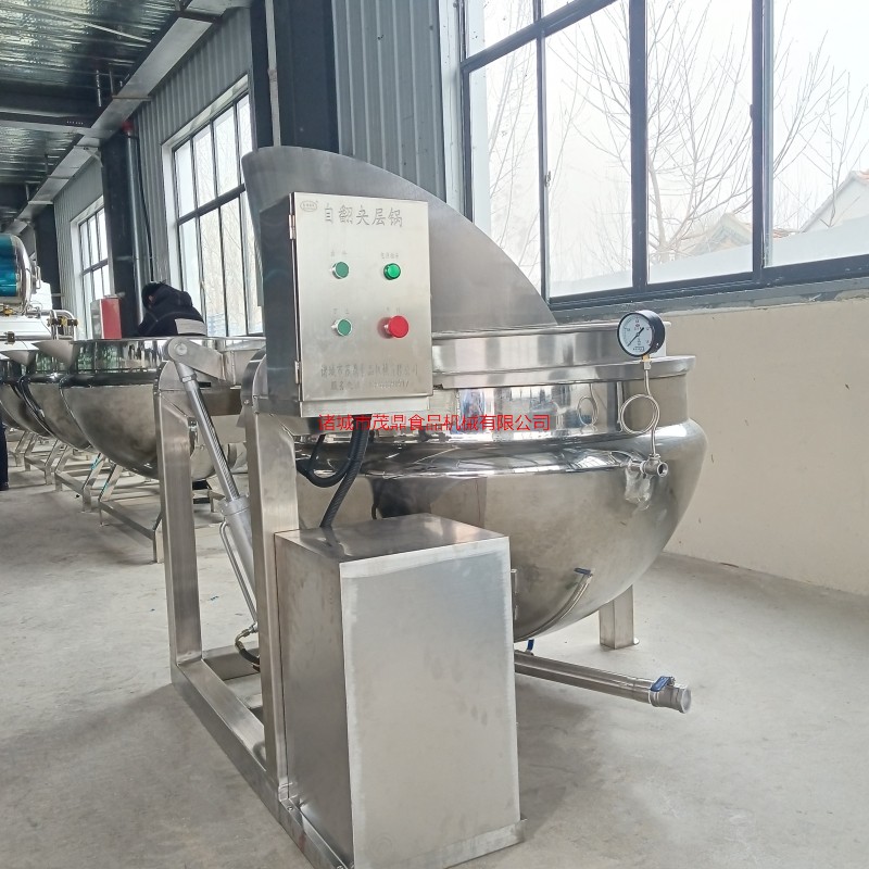 自动出料夹层锅