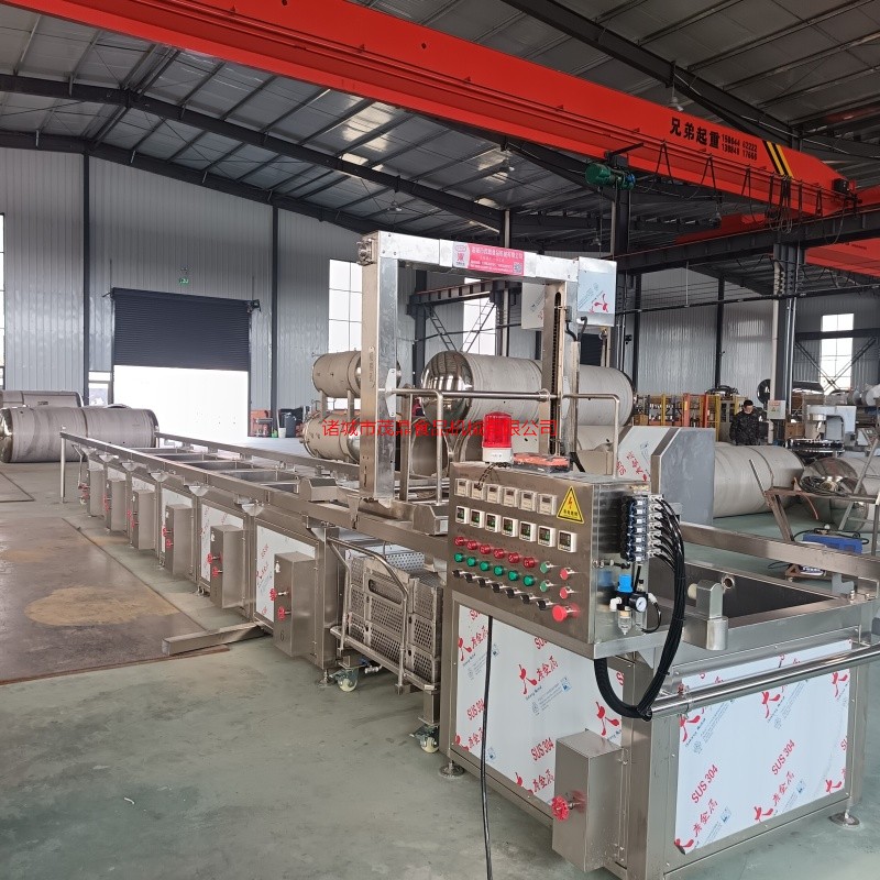 牛羊肉猪蹄烧鸡用遥控卤煮锅多联并联肉类漂烫全自动蜂窝卤煮锅蒸汽免检锅